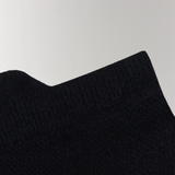 Detailed photo of cotton air ankle socks in black