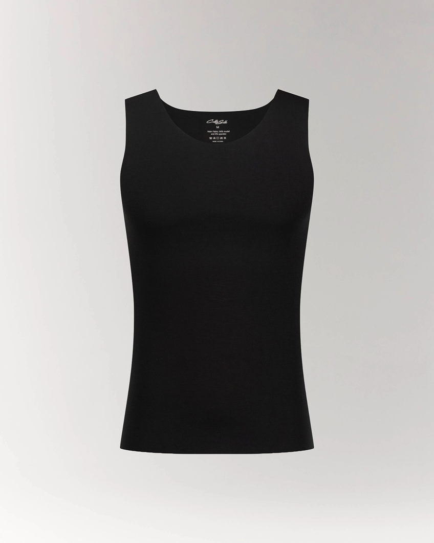 mens-luxury-soft-modal-v-neck-undershirt-black