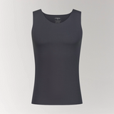 Luxury Soft Modal Undershirt with V-neck in Dark Grey.