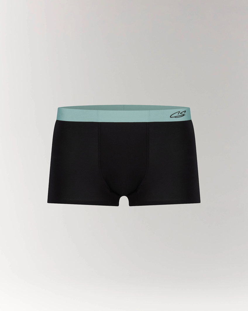 Luxury Soft Modal Trunk in Black.