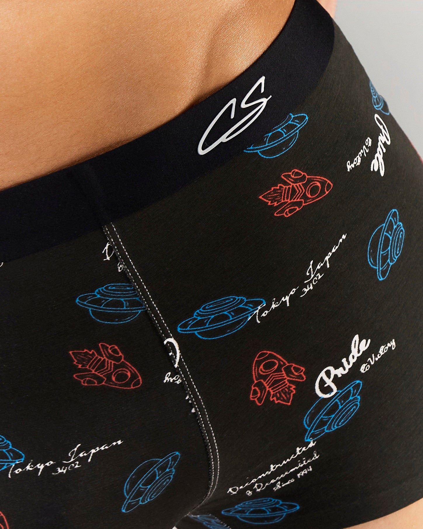 Cottosilk Galaxy Cotton trunk in Black.