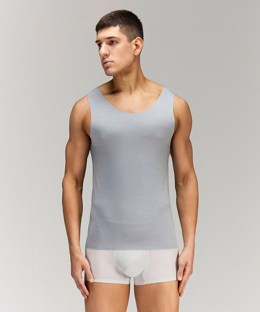 breathable-baby-blue-luxury-soft-modal-v-neck-undershirt
