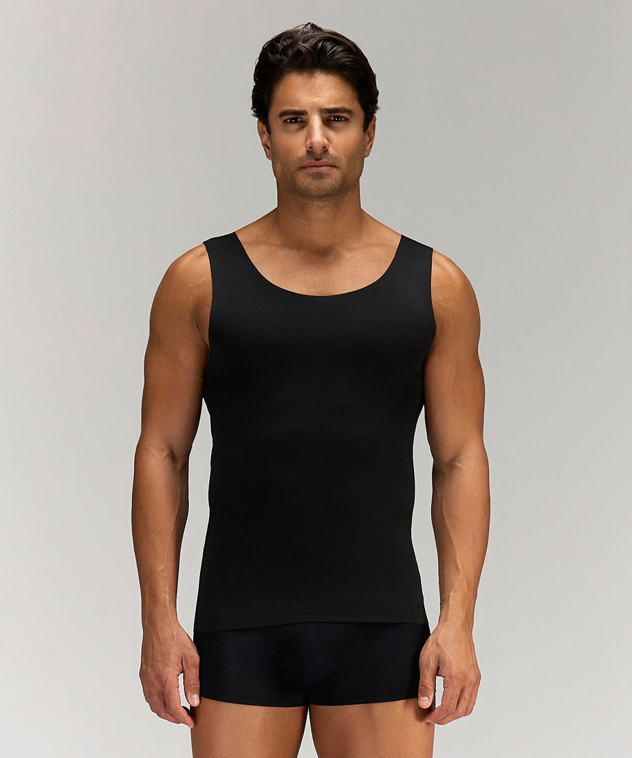 breathable-black-luxury-soft-modal-v-neck-undershirt