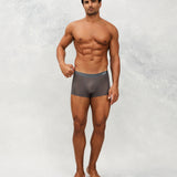 Front photo for a Model wearing Ultra Soft Modal Trunk in Dark Grey.