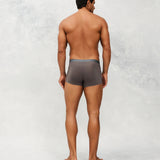 Back photo for a Model wearing Ultra Soft Modal Trunk in Dark Grey.