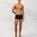 Front photo for a Model wearing Ice Tech Trunk in black.