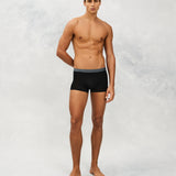 Front photo for a Model wearing Ice Tech Trunk in black.