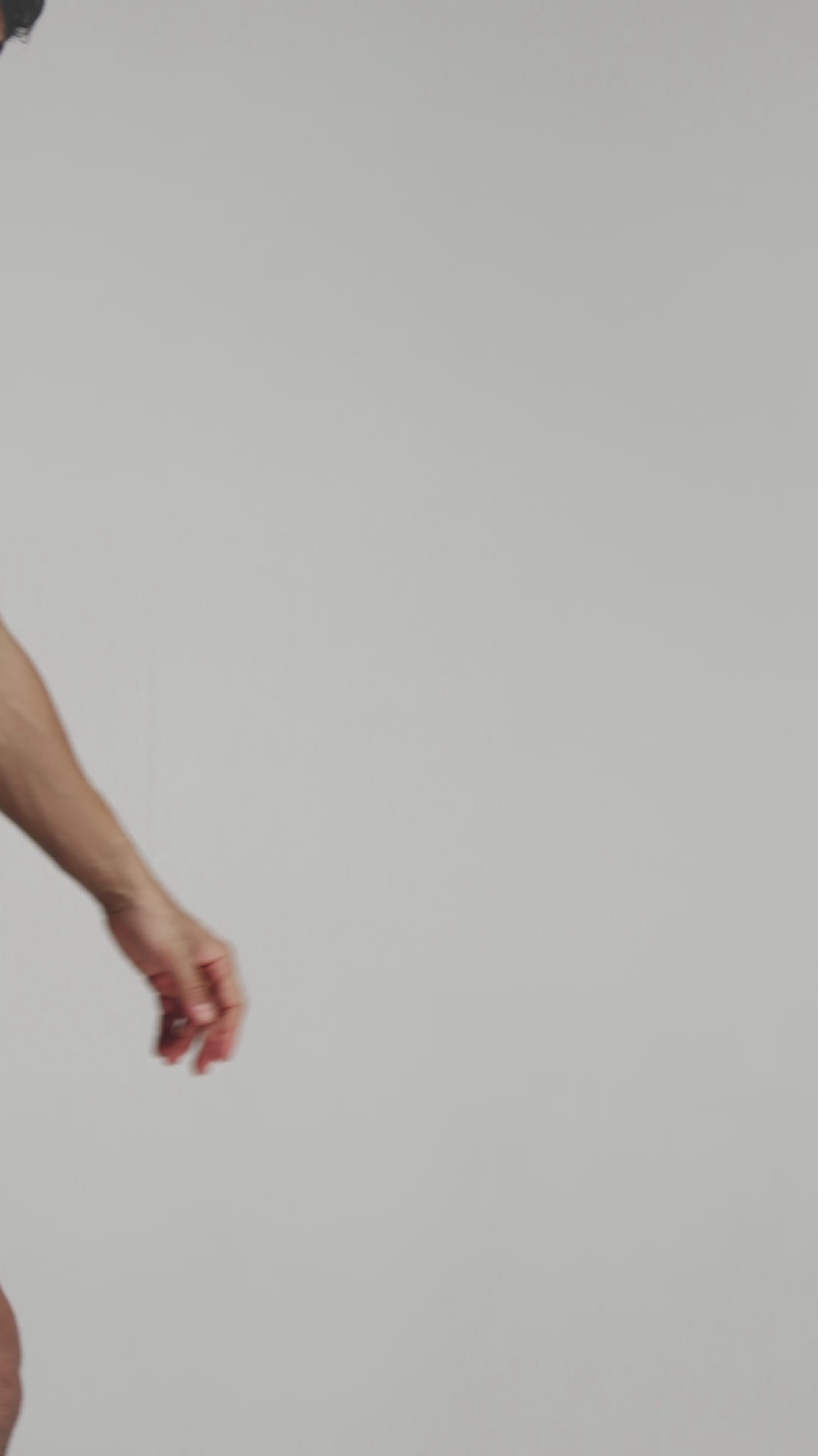 Model wearing Ice Tech Trunk showing its design and details.