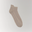 Cottosilk air cotton ankle socks in Beige
