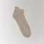 Cottosilk air cotton ankle socks in Beige