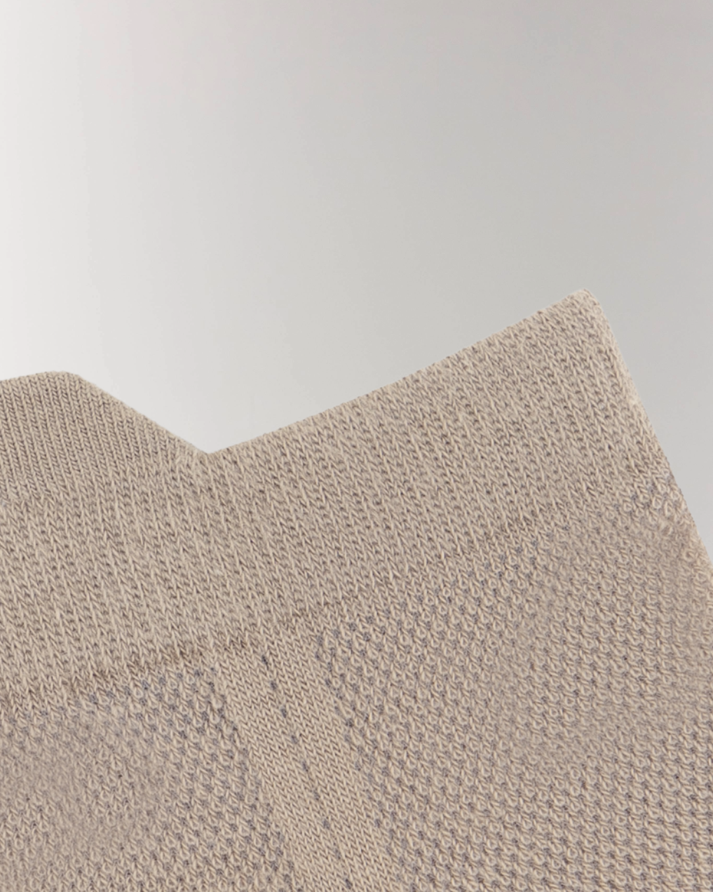 Detailed photo of cotton air ankle socks in Beige