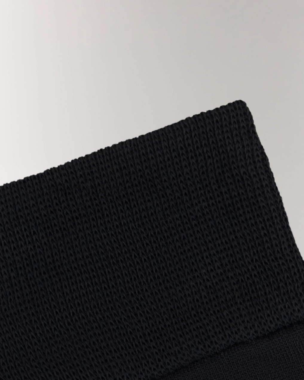 Detailed picture of Cottosilk Cotton Crew Socks - Black