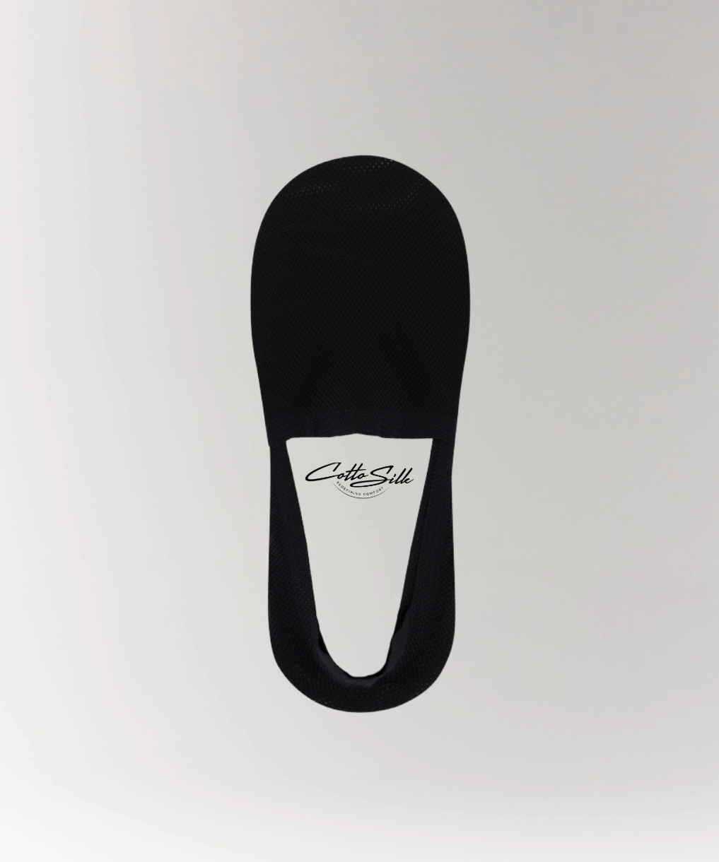 Cottosilk Airtech invisible ice socks in Black