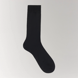 Mulberry Silk Regular Socks - Black