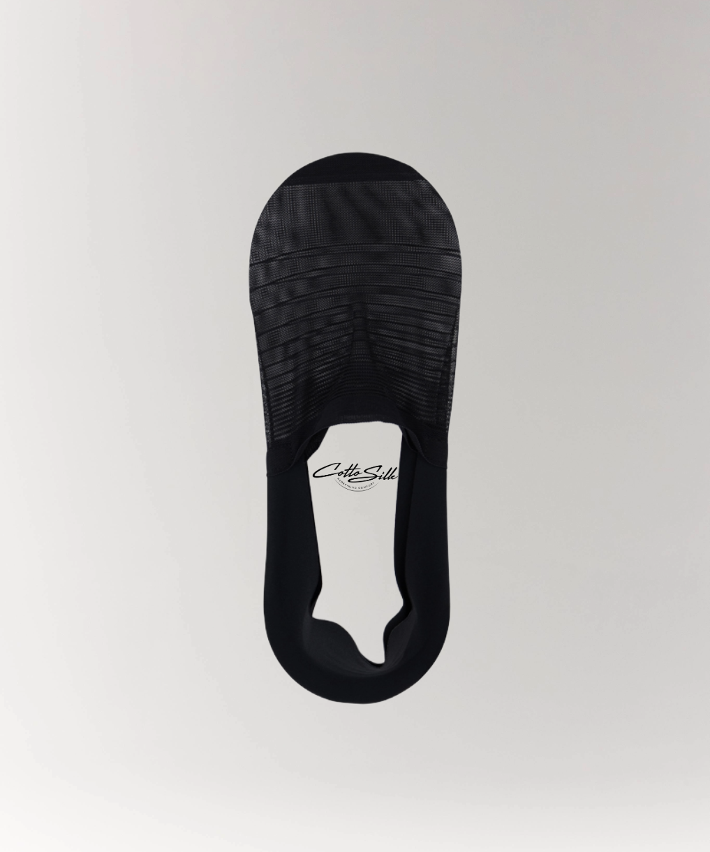 Ultra Light Invisible Ice Socks in black