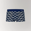 Grid Modal Trunk with geometric pattern in Blue.