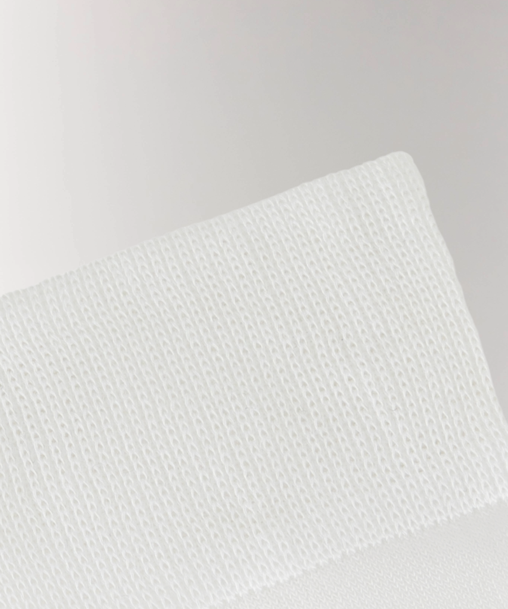 Detailed picture of Cottosilk Cotton Crew Socks - White