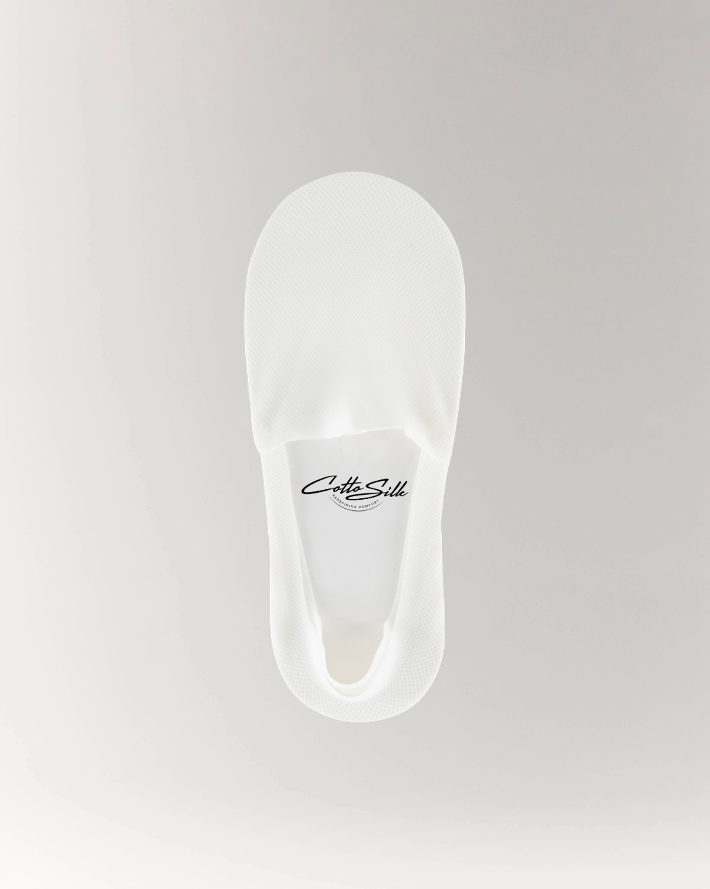 Cottosilk Airtech invisible ice socks in White