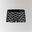 Grid Modal Trunk with geometric pattern in Black.