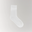 Cottosilk Cotton Crew Socks - White