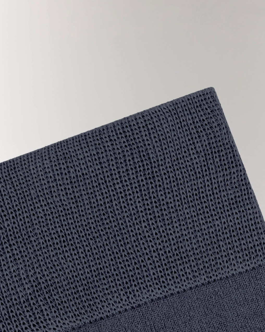 Detailed picture of Cottosilk Cotton Crew Socks - Blue