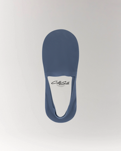 Cottosilk Airtech invisible ice socks in Blue