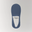 Cottosilk Airtech invisible ice socks in Blue