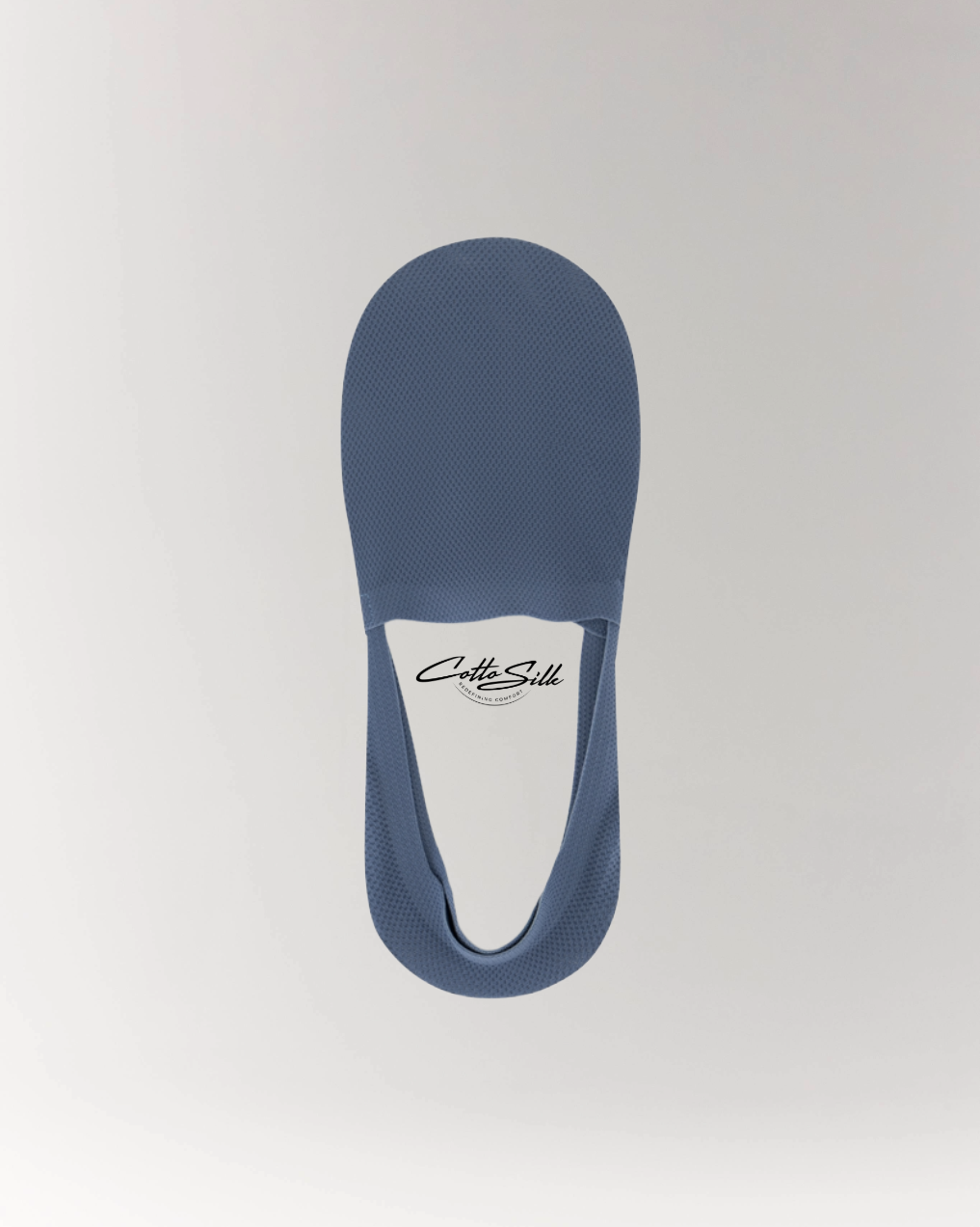 Cottosilk Airtech invisible ice socks in Blue