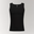 Luxury Soft Modal Undershirt with V-neck in Black.