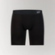 CottoSilk Long Cotton Boxer Brief in Black.