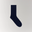 Cottosilk Cotton Crew Socks - Navy
