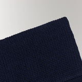 Mulberry Silk Regular Socks - Navy