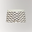 Grid Modal Trunk with geometric pattern in Light Grey.