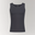 Luxury Soft Modal Undershirt with V-neck in Dark Grey.