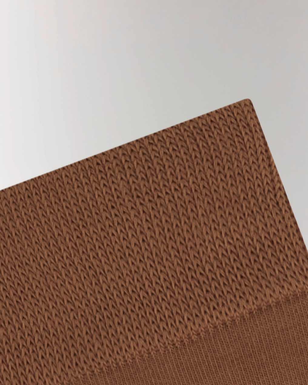 Detailed picture of Cottosilk Cotton Crew Socks - Brown
