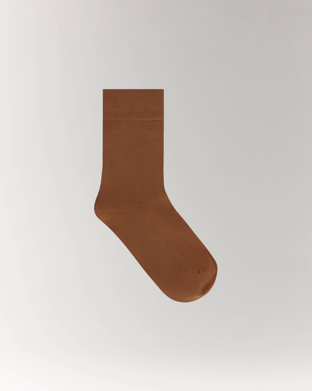 Cottosilk Cotton Crew Socks - Orange