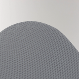 Zoomed picture of cottosilk airtech invisible ice socks in Light Grey