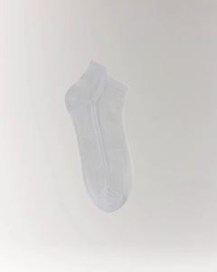 Cottosilk air cotton ankle socks in light grey