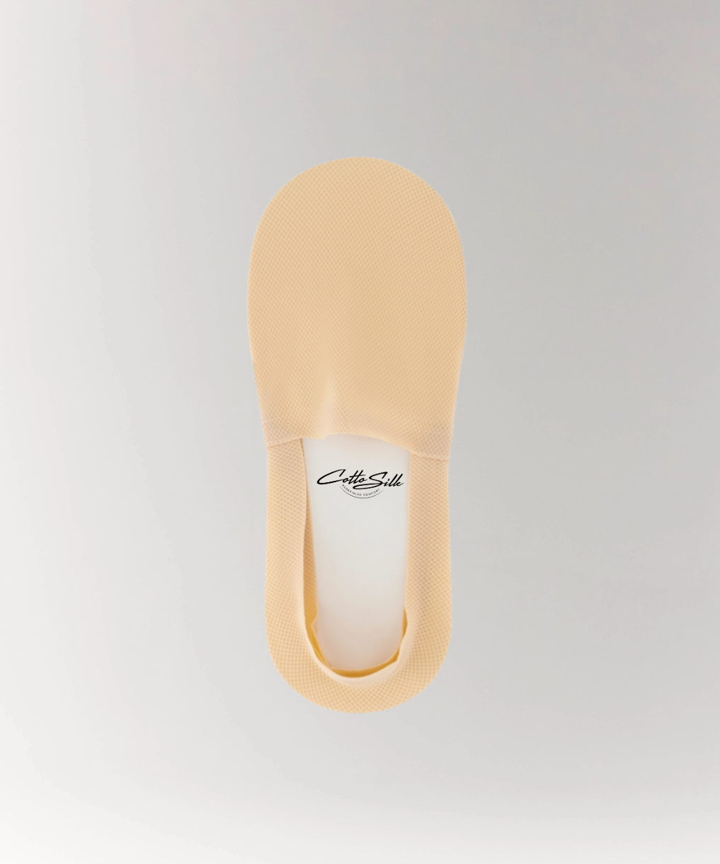 Cottosilk Airtech invisible ice socks in Orange