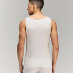 Luxury Soft V-Neck Undershirt in Grey – CottoSilk premium men’s undershirt made from ultra-soft modal fabric with a smooth, breathable fit and laser-cut edges.