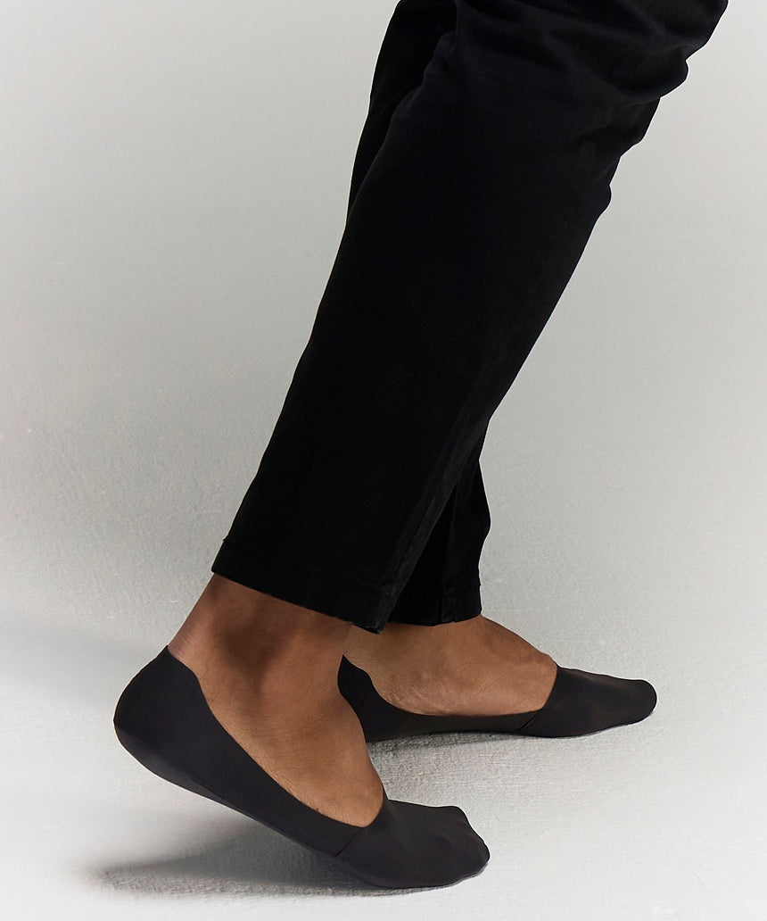 side photo No Trace Ice Sock Dark Grey 