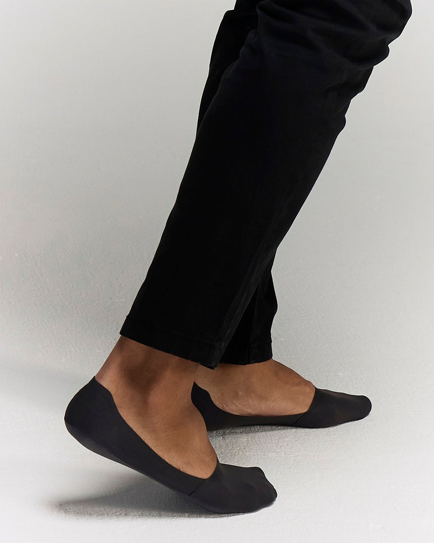 side photo No Trace Ice Sock Dark Grey 