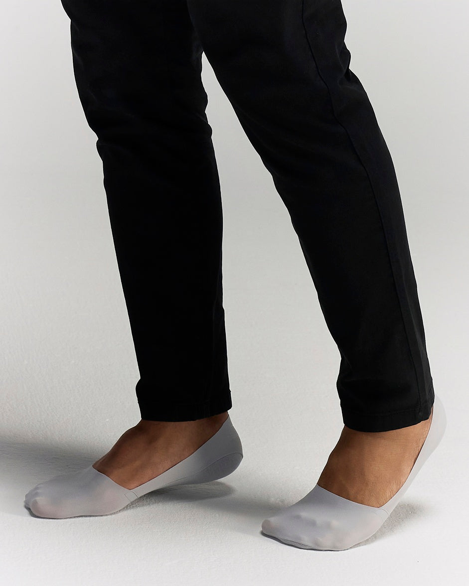 front photo No Trace Ice Sock Light Grey