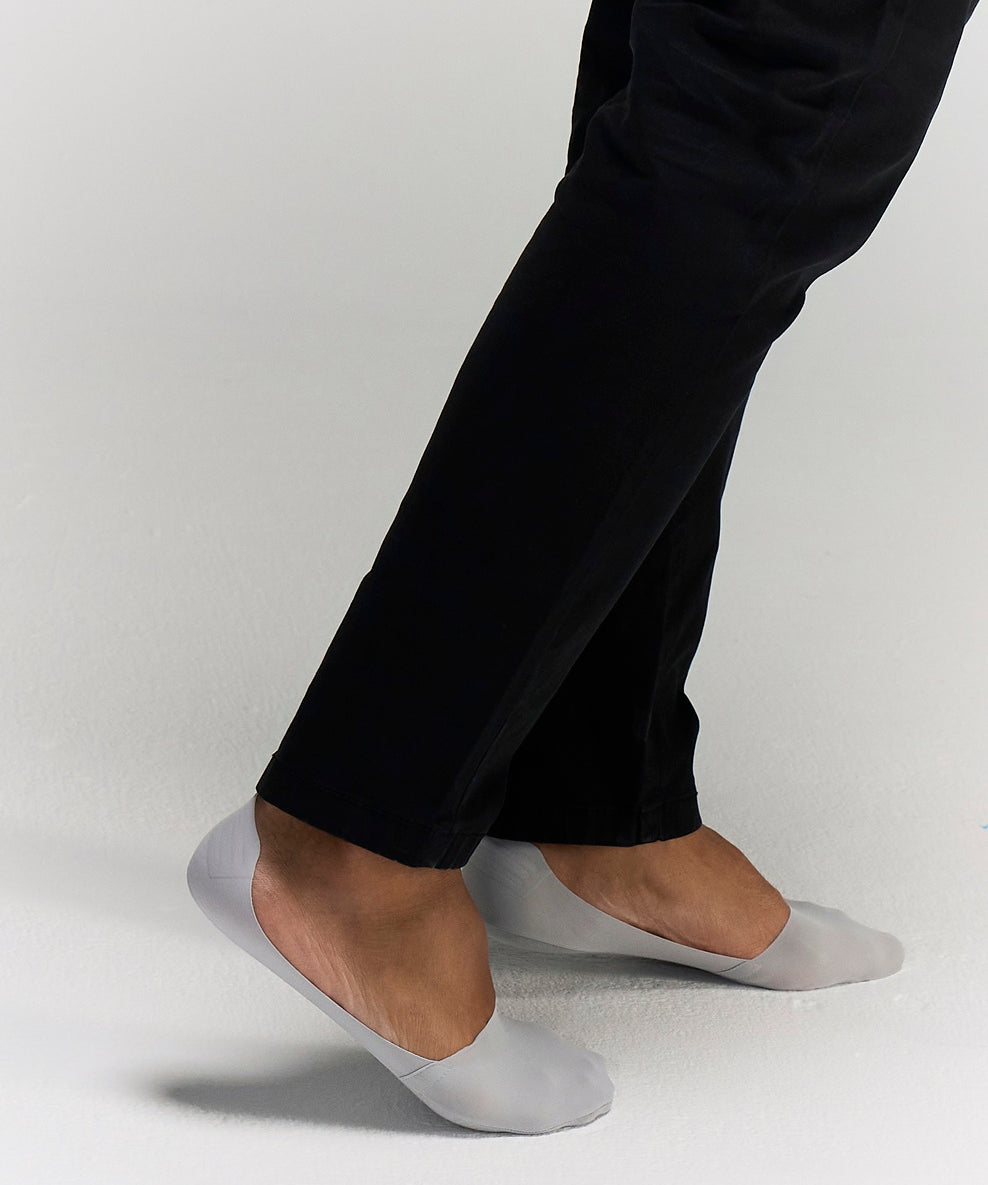 side photo No Trace Ice Sock Light Grey