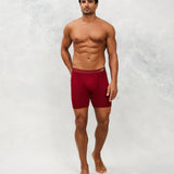 Long Boxer Brief - Crimson