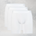 CottoSilk Long Cotton Boxer Brief 3-Pack in white.